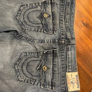 TRUE RELIGION, denim jeans, jewels, size 32